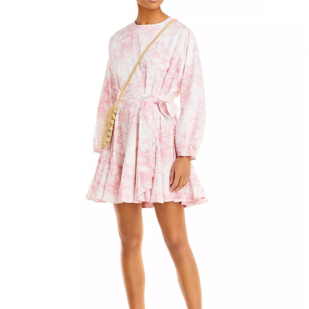 WAYF Altonia Botanical-Print Swing Dress